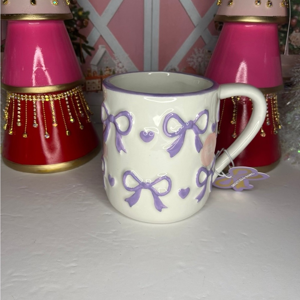 Purple Bow Coquette Mug from Sheffield Home